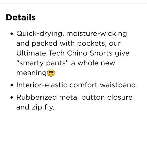 NEW Old Navy Ultimate Slim Chino Shorts Light Khaki Classic Outdoors Casual Golf - Picture 7 of 13